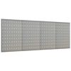 vidaXL Pannelli per Utensili a Parete 4 pz 40x58 cm in Acciaio