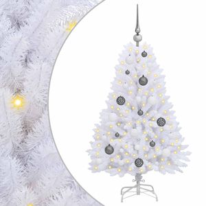 vidaXL Albero di Natale artificiale Bianco 68 x 68 x 120 cm