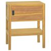 vidaXL Mobile da Bagno 60x40x75 cm in Legno Massello di Teak