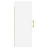 vidaXL Mobile a Parete Bianco 34,5x34x90 cm