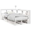 vidaXL Letto Libreria senza Materasso Bianca 90x200 cm Legno di Pino