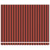 vidaXL Tenda Retrattile arancione e marrone 400 × 300 cm Poliestere