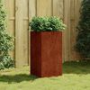 vidaXL Fioriera 40x40x80 cm in Acciaio Corten