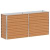 vidaXL Letto rialzato da giardino Marrone Chiaro 160 x 40 x 77 cm