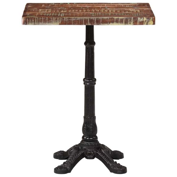 vidaXL Tavolo da Bistrot 60x60x76 cm in Legno Massello di Recupero