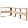 vidaXL Letto Libreria senza Materasso 90x200 cm Legno Massello Pino