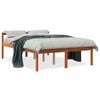vidaXL Letto per Anziani Marrone Cera 120x190cm Legno Massello di Pino