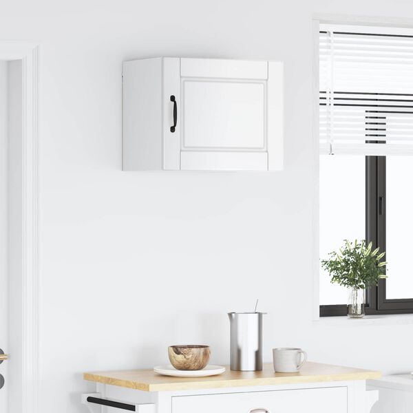 vidaXL Mobile da cucina con lo scaffale Bianco Lucido 50 x 31 x 40 cm