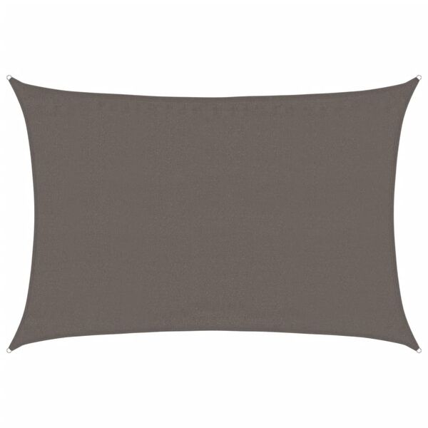 vidaXL Vela Parasole 160 g/m² Antracite 3,5x5 m in HDPE