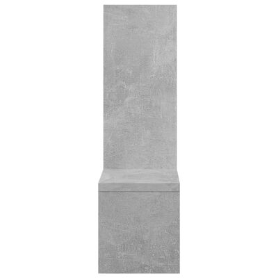 vidaXL Mensole a Muro 2pz Grigio Cemento 50x15x50cm Legno Multistrato