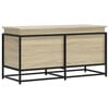 vidaXL Contenitore con Coperchio Rovere Sonoma 100x40x51,5 Truciolato