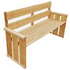 vidaXL Panchina da Giardino 160 cm in Legno di Pino Impregnato