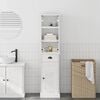 vidaXL Set di mobili per il bagno VIGO 2 pcs Bianco e Bianco Antico