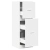 vidaXL Armadietto da Farmacia Bianco 40x41x118 cm in Truciolato