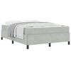 vidaXL Struttura del letto Grigio chiaro 160 x 200 cm Tessuto
