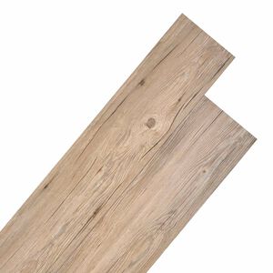 vidaXL Tavole per Pavimenti Marrone 5,26 m&sup2; 18 pz PVC