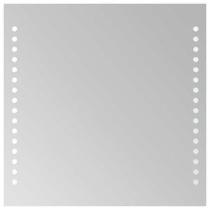 vidaXL Specchio da Bagno con Luci LED 30x30 cm