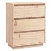 vidaXL Credenza 60x34x75 cm in Legno Massello di Pino