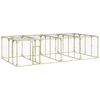 vidaXL Pollaio 800x400x200 cm Legno Massello di Pino Impregnato