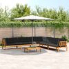 vidaXL Set Divano Pallet da Giardino 6 pz con Cuscini Massello Acacia