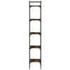 vidaXL Libreria 5 Ripiani Rovere Fumo 35x30x174cm Legno Multistrato