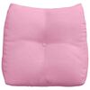 vidaXL Cuscino per Schiena Rosa 45 x 24 x 50 cm Tessuto