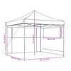 vidaXL Tenda Party Arancione 292 x 292 x 315 cm Tessuto Oxford
