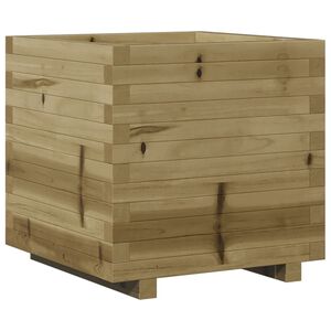 vidaXL Fioriera da Giardino 50x50x49,5 cm in Legno di Pino Impregnato