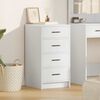 vidaXL Credenza con cassetto Bianco 40 x 41 x 75 cm Legno multistrato