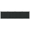 vidaXL Pannello di Recinzione 4 pz 705 x 186,5 cm WPC e Alluminio Nero