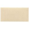 vidaXL Pannelli Murali 12 pz Crema 60x30 cm in Tessuto 2,16 m&sup2;