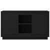 vidaXL Credenza Nera 102x35x60 cm in Legno Multistrato