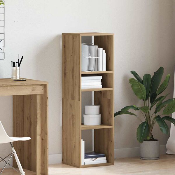 vidaXL Libreria Rovere Artigianale 34x31x112 cm in Legno Multistrato