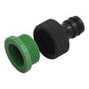vidaXL Set Tubo da Giardino con Raccordi Verde 0,5" 30 m in PVC