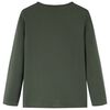 Maglietta da Bambina a Maniche Lunghe Khaki 128