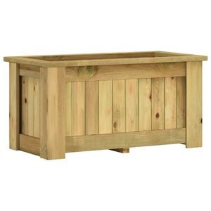 vidaXL Fioriera Rialzata 100x50x50 cm in Legno di Pino Impregnato
