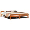 vidaXL Letto senza Materasso Marrone Cera 180x200 cm in Legno di Pino