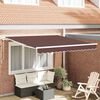 vidaXL Tenda Sole Retrattile Manuale 300x250 cm Marrone
