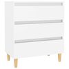 vidaXL Credenza Bianca 60x35x69 cm in Legno Multistrato