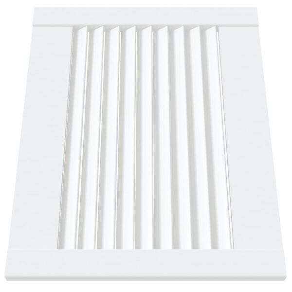 vidaXL Anta a Lamelle Bianca 39,5x49,4 cm in Legno di Pino