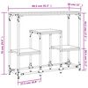 vidaXL Tavolo Consolle Grigio Sonoma 89,5x28x76cm in Legno Multistrato