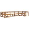 vidaXL Set di divani da esterno 7 pcs Naturale
