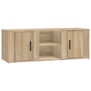 vidaXL Mobile per TV Rovere Sonoma 100x31,5x35 cm Legno Multistrato