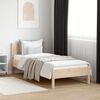 vidaXL Letto senza Materasso 75x190 cm in Legno Massello Pino