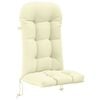 vidaXL Cuscino per Lounger Sole PUTTEN 100% Poliestere Crema
