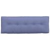 vidaXL Cuscino per Schiena Blu jeans 140 x 19 x 50 cm Tessuto