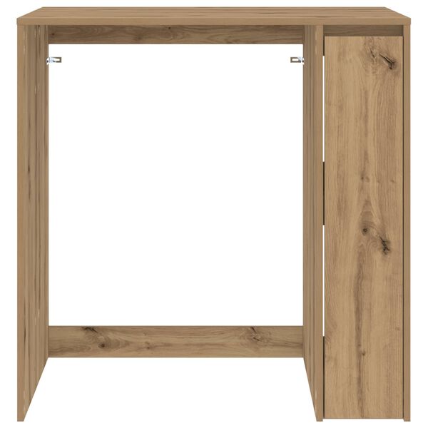 vidaXL Mobiletto per lavatrice Rovere artigianale 87 x 60 x 89 cm