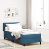 vidaXL Letto a molle con materasso Blu scuro 80 x 200 cm Velluto