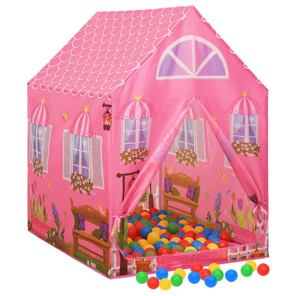 vidaXL Tenda da Gioco per Bambini Rosa 69x94x104 cm