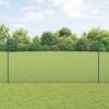 vidaXL Recinzione con Posto Verde 1,5 x 50 m Acciaio e PVC